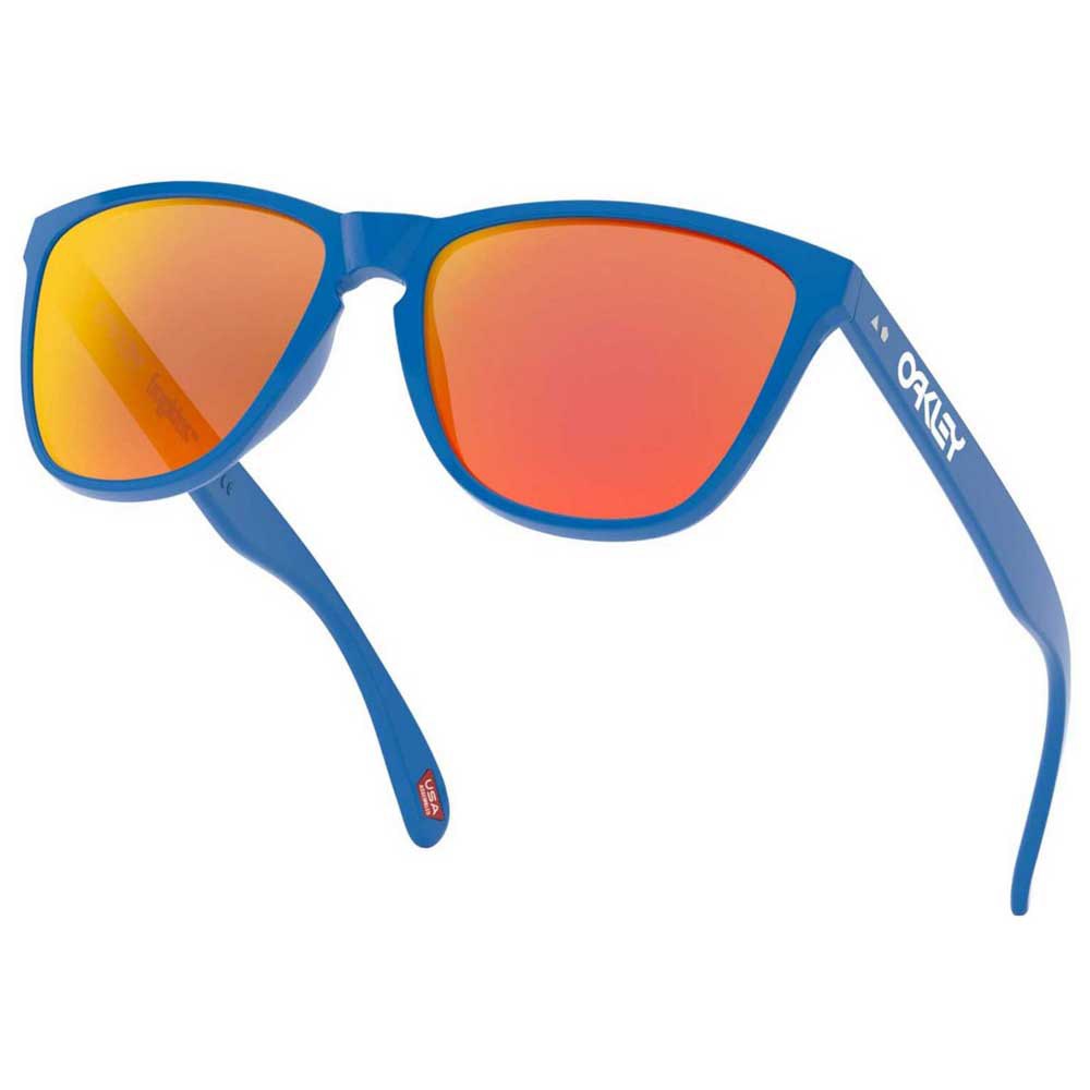 Купить Oakley OO9444-0457 Frogskins 35Th Prizm Солнцезащитные Очки Primary Blue Prizm Ruby/CAT3 7ft.ru в интернет магазине Семь Футов