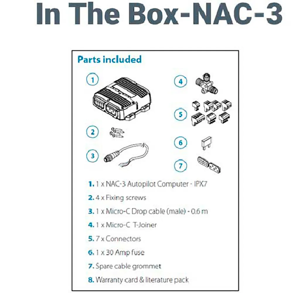 Купить Navico na731 Модуль NAC3 Black 25x25x10 7ft.ru в интернет магазине Семь Футов