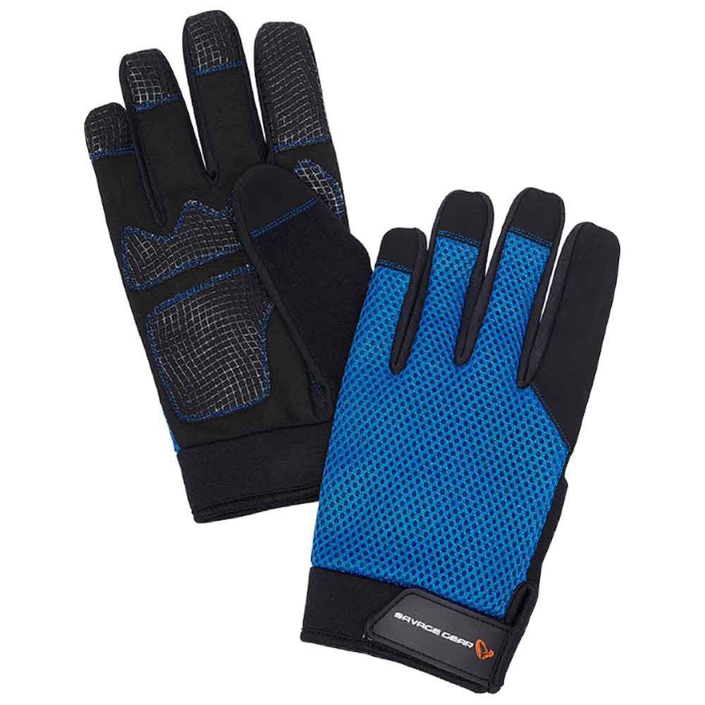Купить Savage gear 76485 Перчатки Aqua Mesh Голубой  Sea Blue XL 7ft.ru в интернет магазине Семь Футов