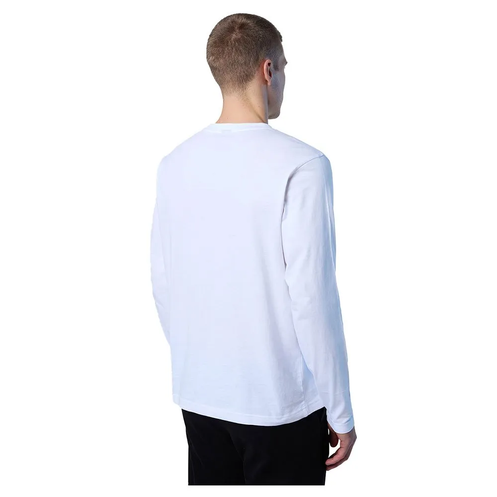 Купить North sails 692850-0101-XXL Футболка с длинным рукавом Graphic Белая White 2XL 7ft.ru в интернет магазине Семь Футов