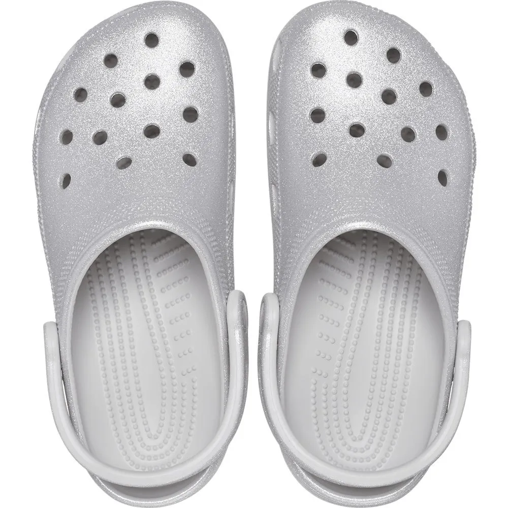 Купить Crocs 205942-0ic-m4/w6 Деревянные башмаки Classic Glitter Silver Glitter 35x25x15 EU 36 7ft.ru в интернет магазине Семь Футов