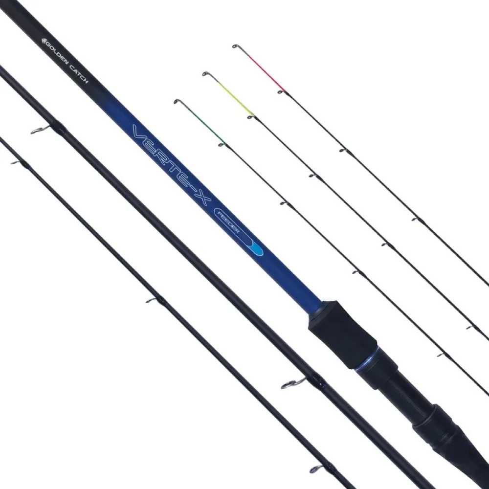 Купить Golden catch 2039080 карповая удочка Verte-X Feeder 24 Black / Blue 130x10x10 3.6 m 7ft.ru в интернет магазине Семь Футов