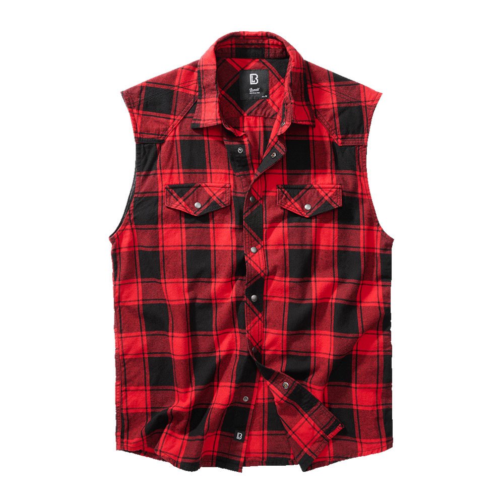 Купить Brandit 4031-41-L Рубашка Check Красный  Red / Black L 7ft.ru в интернет магазине Семь Футов