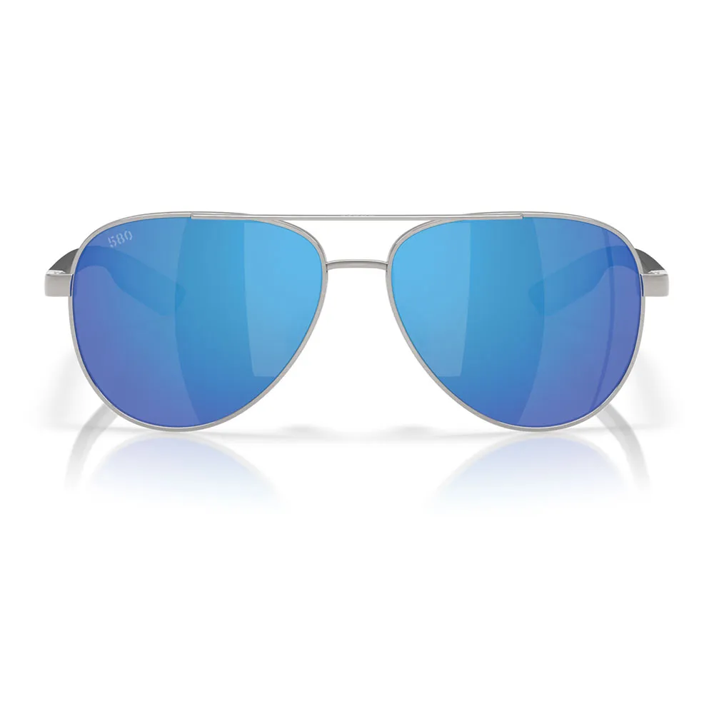Купить Costa 06S4002-40022957 поляризованные солнцезащитные очки Peli Brushed Silver Blue Mirror 580G/CAT3 7ft.ru в интернет магазине Семь Футов