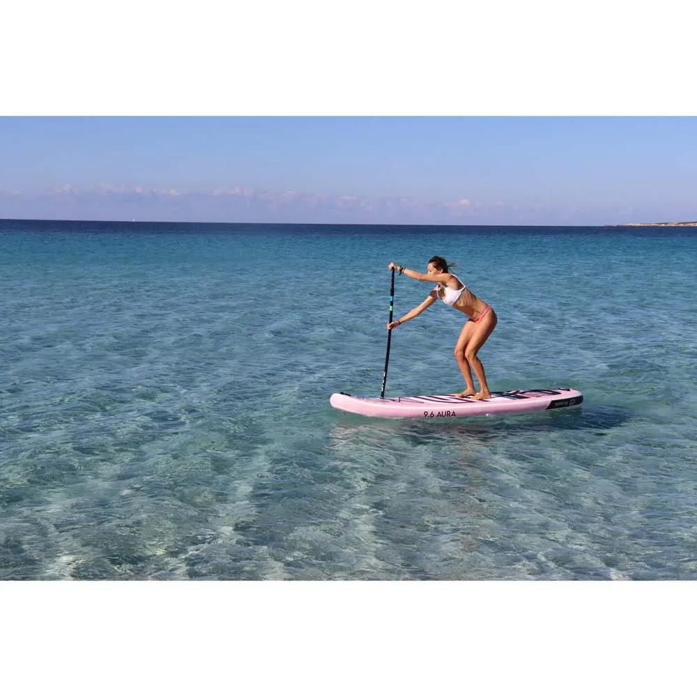 Купить Safe waterman hc100.026 Надувной комплект для падлбординга Aura 9´6´´ Pink 132x56x35 289.6 cm 7ft.ru в интернет магазине Семь Футов