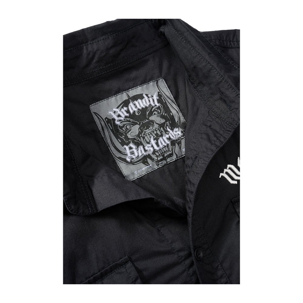 Купить Brandit 61011-2-L Рубашка с коротким рукавом Motörhead Черный Black L 7ft.ru в интернет магазине Семь Футов