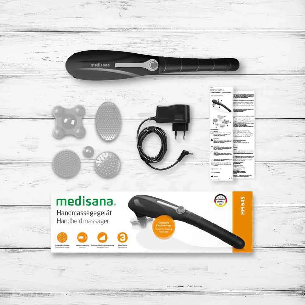 Купить Medisana 88262 Ручной массажер HM 645 Black 30x20x15 7ft.ru в интернет магазине Семь Футов