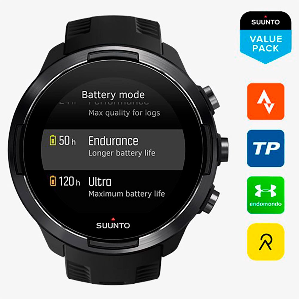 Купить Suunto SS050019000 9 Baro Черный  Black 7ft.ru в интернет магазине Семь Футов