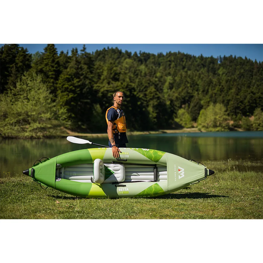 Купить Aqua marina 6954521603759 Надувная байдарка Beta hm k0 Зеленый 312 x 83.82 cm 7ft.ru в интернет магазине Семь Футов