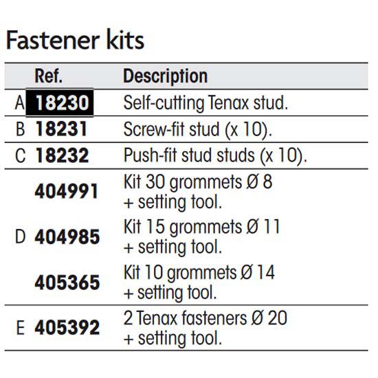 Купить Plastimo 18230 Self Cutting Tenex Fasteners Kit Закрытие 7ft.ru в интернет магазине Семь Футов