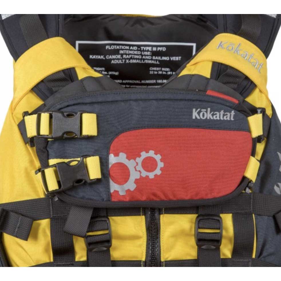 Купить Kokatat KKTPOSAMXS/S Poseidon PFD С полным карманным аксессуаром Черный Yellow XS-S  7ft.ru в интернет магазине Семь Футов