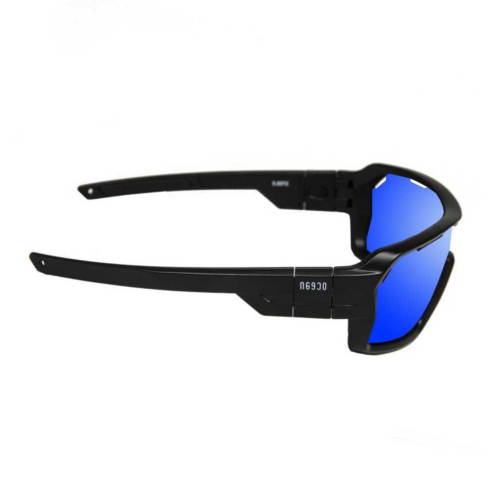 Купить Ocean sunglasses 3701.1X поляризованные солнцезащитные очки Chameleon Shinny Black Blue Strap/CAT3 7ft.ru в интернет магазине Семь Футов