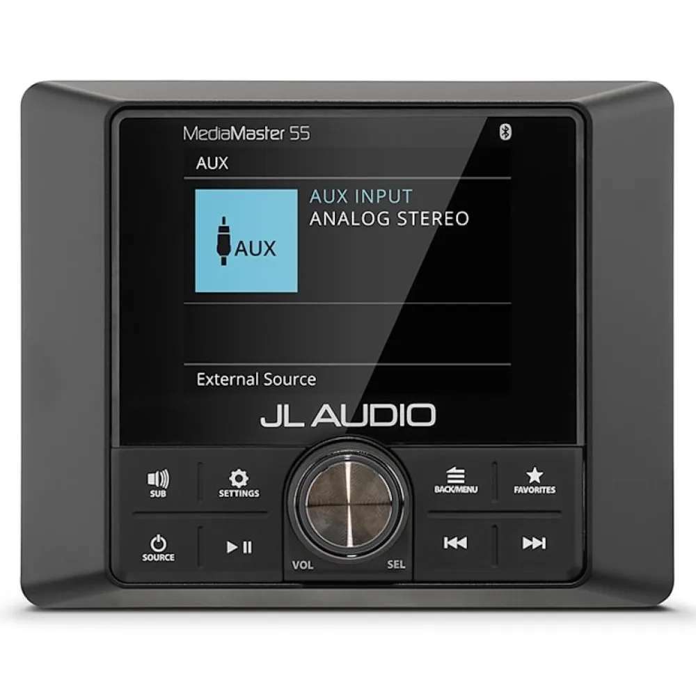 Купить Garmin 010-03365-00 Усилитель JL Audio® MediaMaster® 55 Full-Color LCD Display Weatherproof Black 7ft.ru в интернет магазине Семь Футов