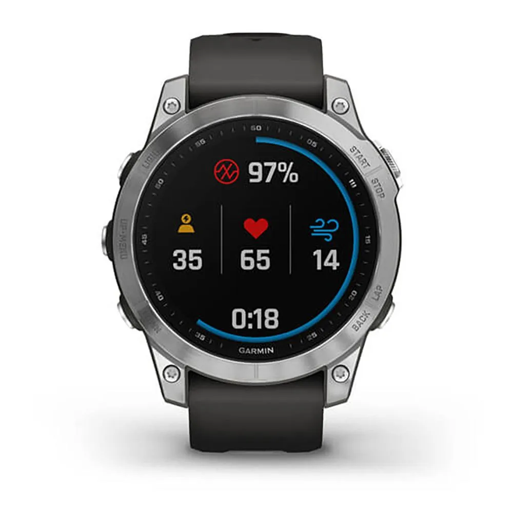 Купить Garmin R-15409318-010-02540-01 Часы Fenix 7 отремонтированы Черный Silver / Graphite 7ft.ru в интернет магазине Семь Футов