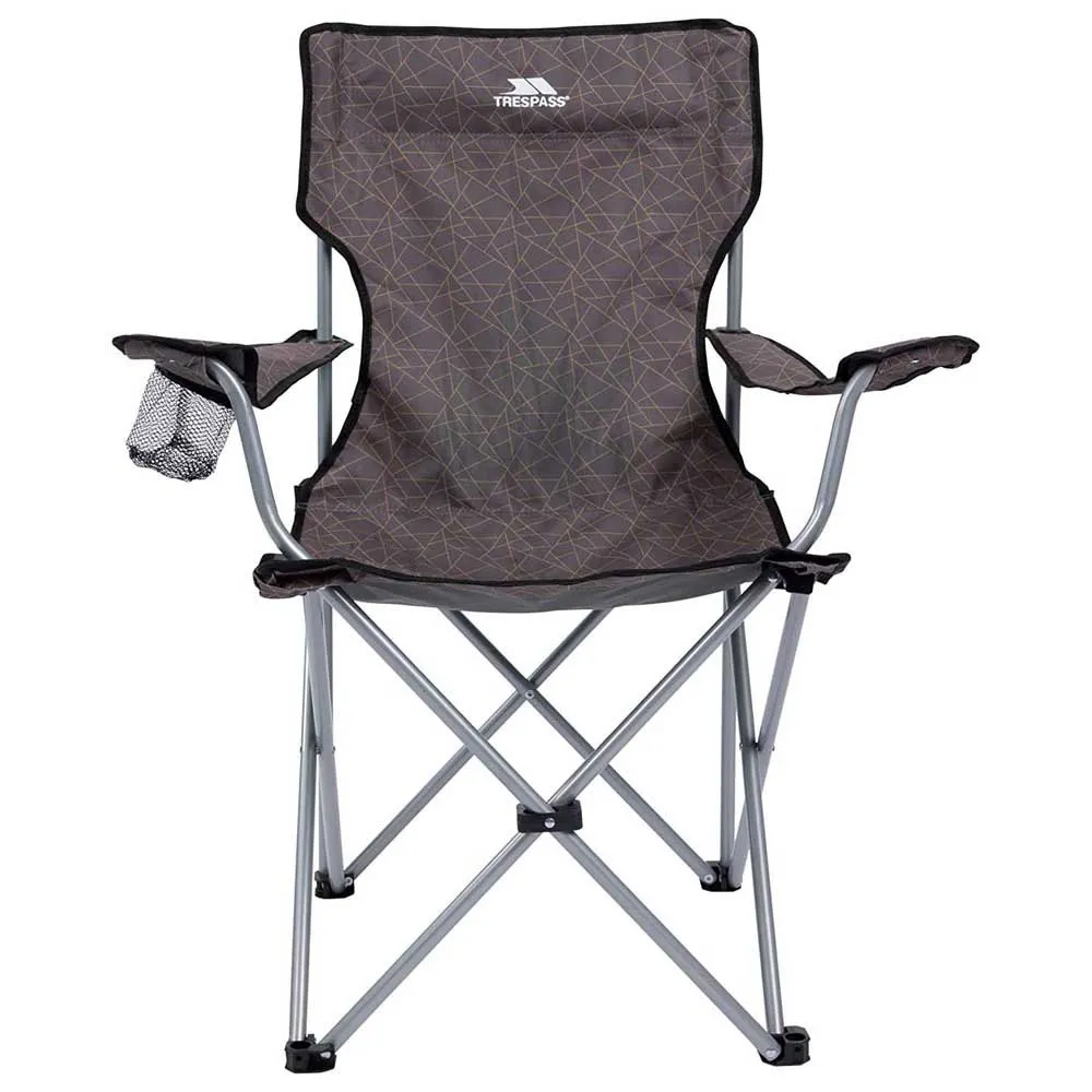 Купить Trespass UAACMIG10002-SGT-EACH Branson Camping Стул Серый  Storm Grey Print 7ft.ru в интернет магазине Семь Футов