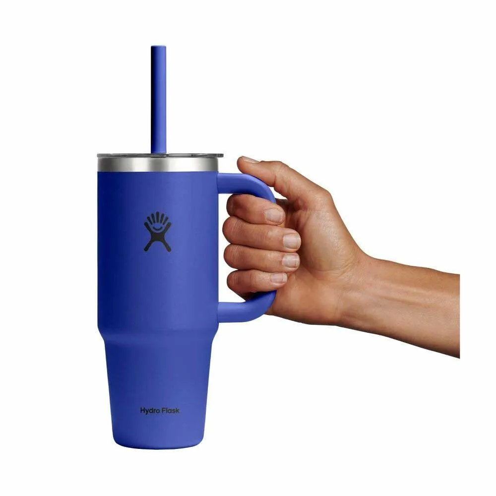 Купить Hydro flask tt24pscc382 термокружка Travel Tumbler Clear-24 Oz Capri Blue 20x10x10 7ft.ru в интернет магазине Семь Футов