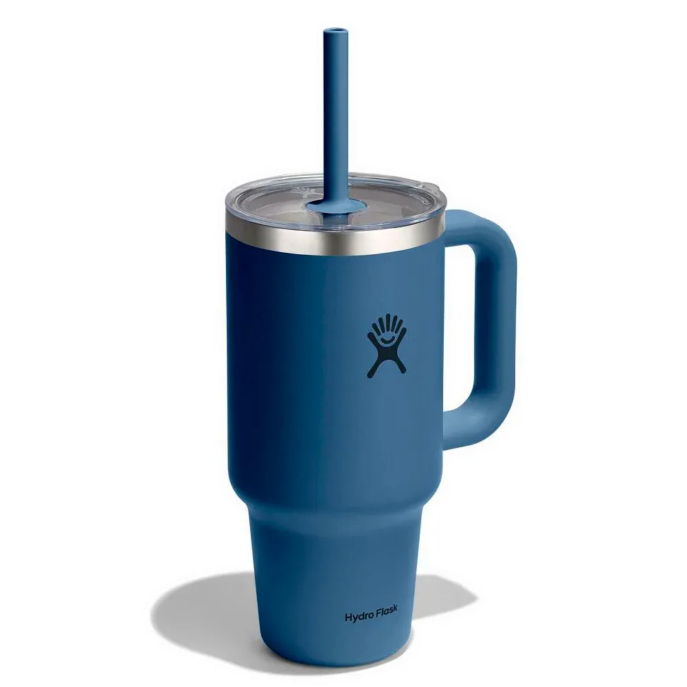 Купить Hydro flask tt32pscc384 термокружка Travel Tumbler Clear-32 Oz Harbor Blue 20x10x10 7ft.ru в интернет магазине Семь Футов