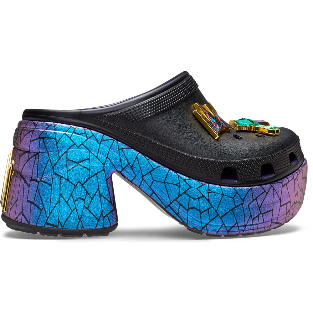 Купить Crocs 209827-001-m9/w11 Деревянные башмаки Snow White Siren Black 35x25x15 EU 42 7ft.ru в интернет магазине Семь Футов