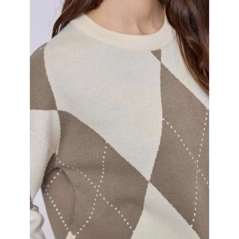 Купить Redgreen 171612611-321-m Свитер Kaja Ecru Pattern 35x25x15 7ft.ru в интернет магазине Семь Футов