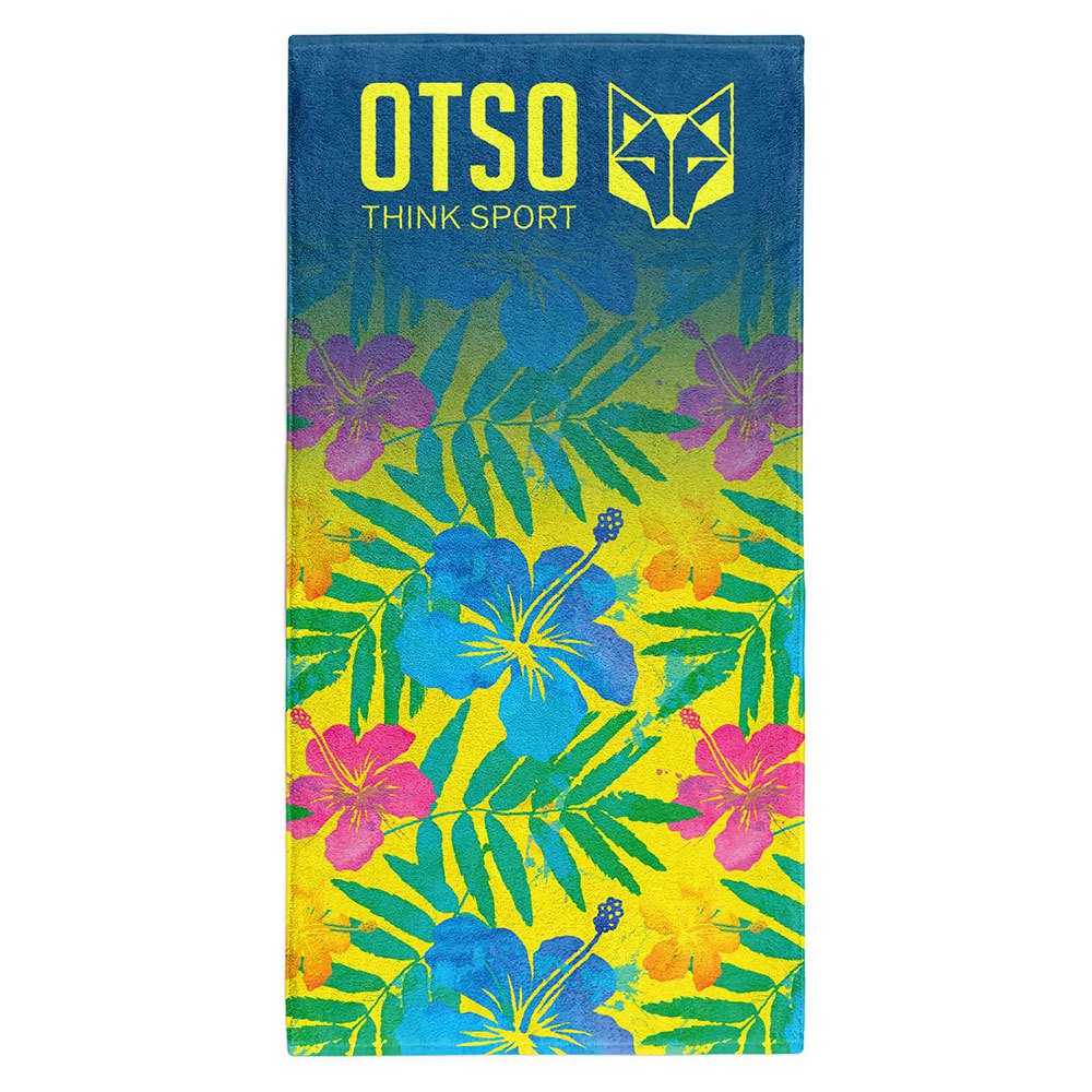 Купить Otso T15075-FLORALB21-USZ полотенце Microbiber Floral Голубой Blue 7ft.ru в интернет магазине Семь Футов