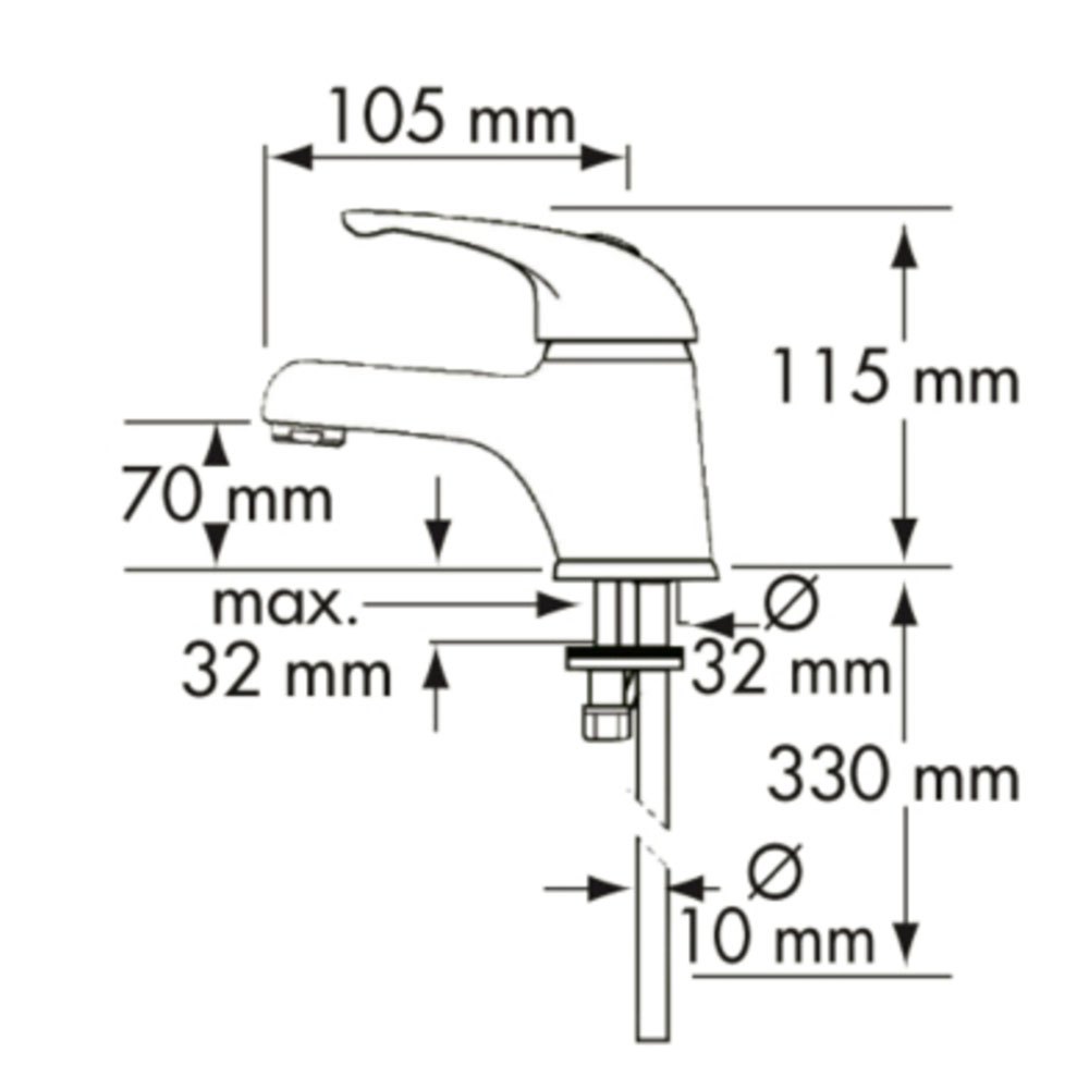 Купить Plastimo 39466 Компактный однорычажный смеситель Grey 115 mm 7ft.ru в интернет магазине Семь Футов