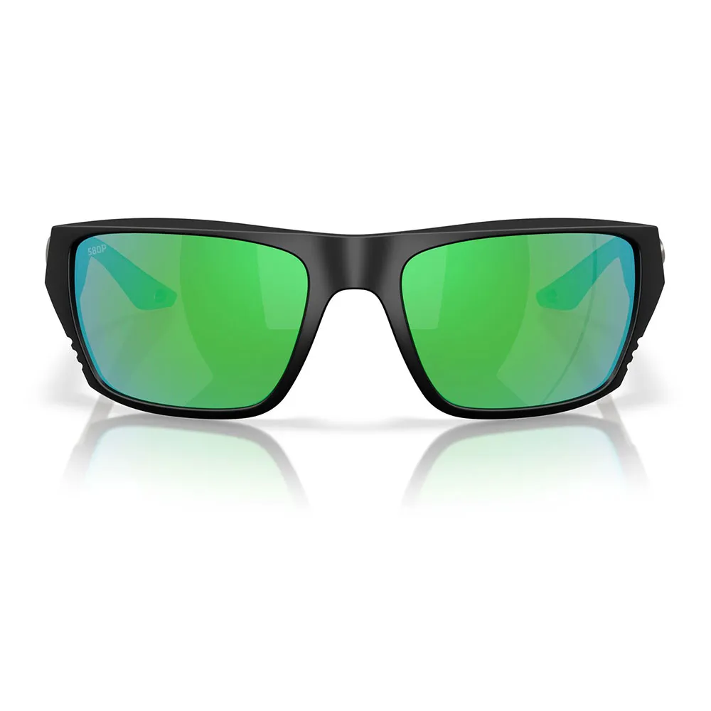 Купить Costa 06S9118-91180859 поляризованные солнцезащитные очки Finlet Matte Black / Matte Black Green Mirror 580P/CAT3 7ft.ru в интернет магазине Семь Футов