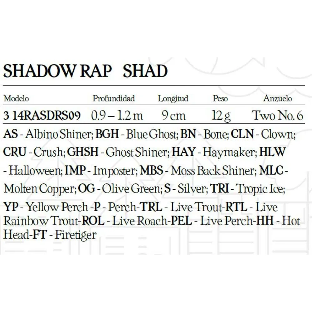 Купить Rapala 14RASDRS09BUD Shadow Rap Shad 90 Mm 11g Многоцветный BUD 7ft.ru в интернет магазине Семь Футов