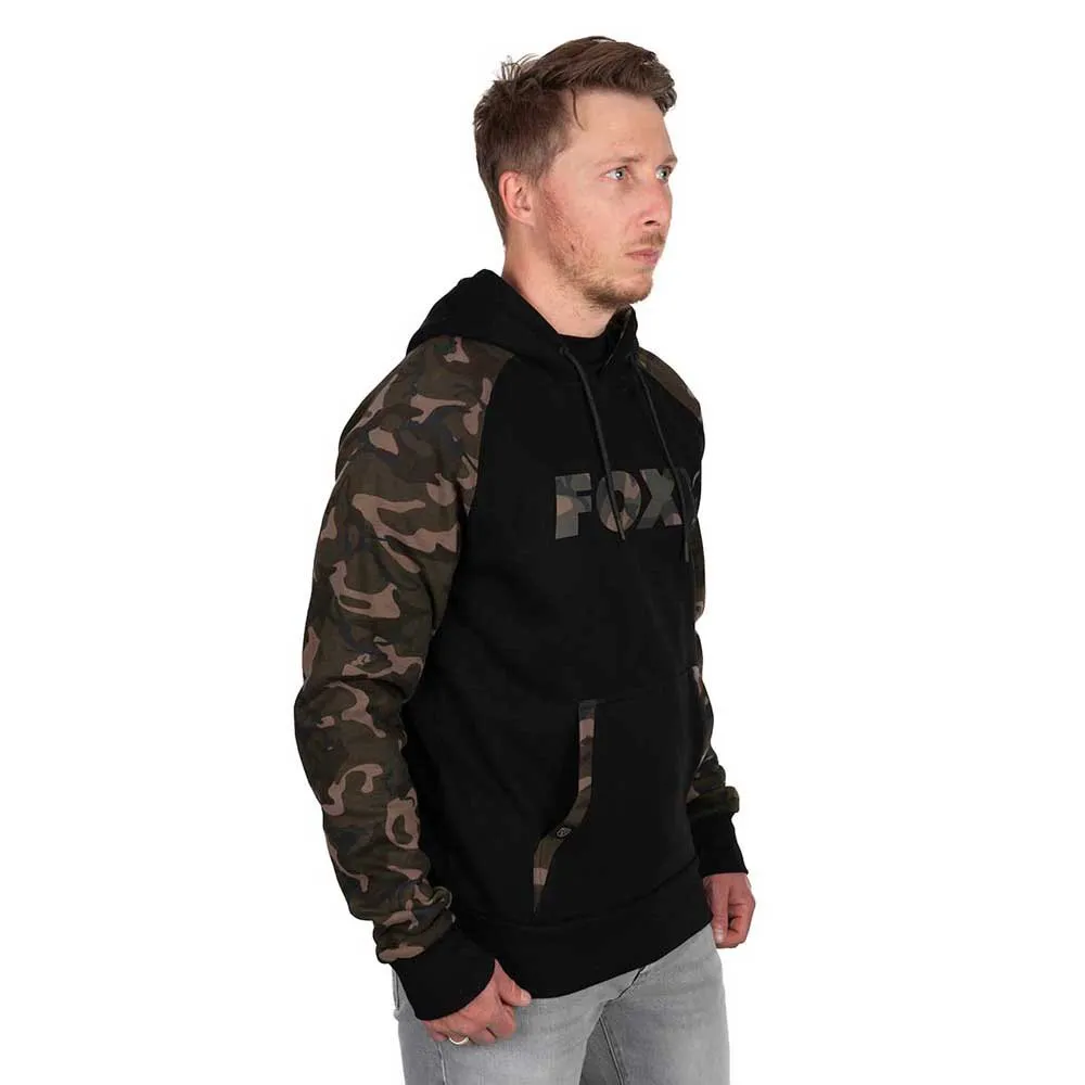 Купить Fox international CFX191 Толстовка с капюшоном Raglan Черный Black / Camo XL 7ft.ru в интернет магазине Семь Футов
