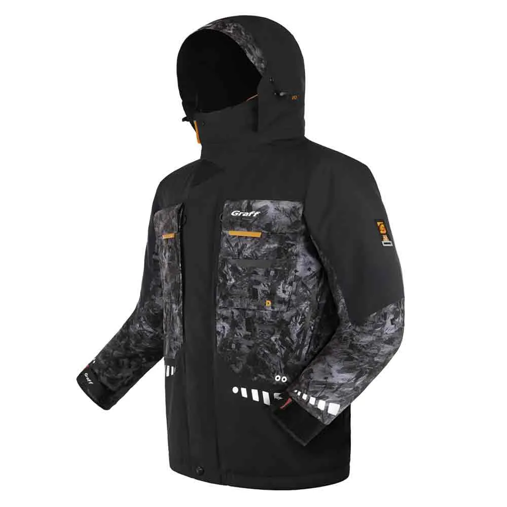 Купить Graff 619-o-b-8-s Куртка Winter Warmguard 619-O-B-8 Black / Camo 60x40x25 7ft.ru в интернет магазине Семь Футов