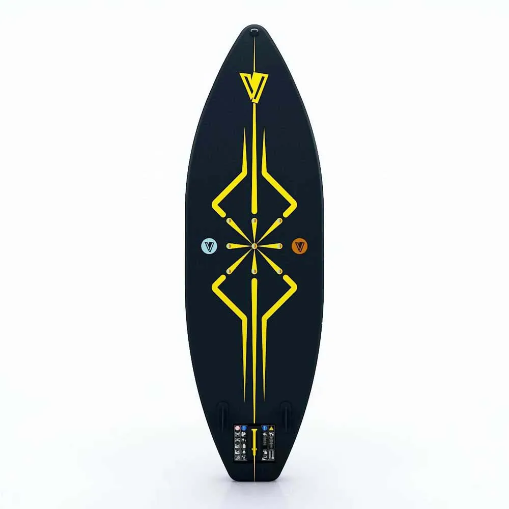Купить YellowV yvsup09 Надувной комплект для падлбординга Heartbeat 9´0´´ Black / Yellow 90x50x30 274.3 cm 7ft.ru в интернет магазине Семь Футов