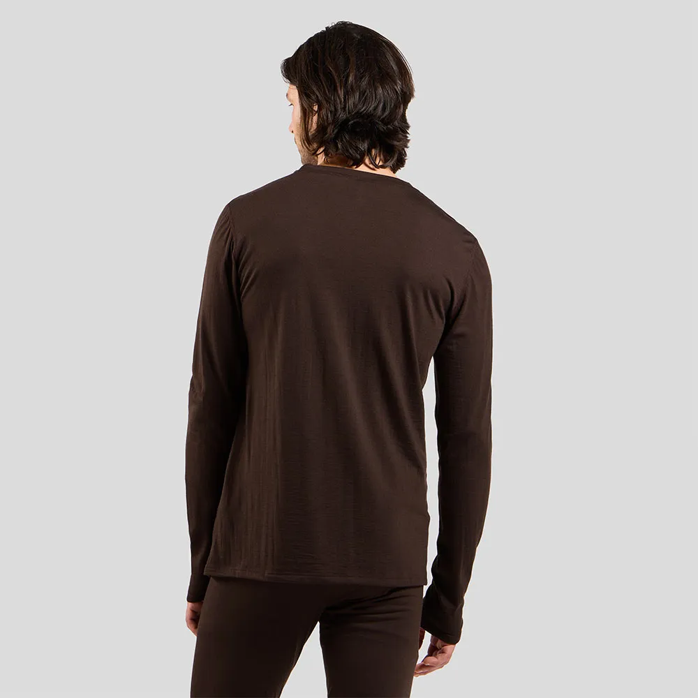 Купить Odlo 112272-30910-M Базовый слой с коротким рукавом Merino 160 Коричневый Fudge M 7ft.ru в интернет магазине Семь Футов