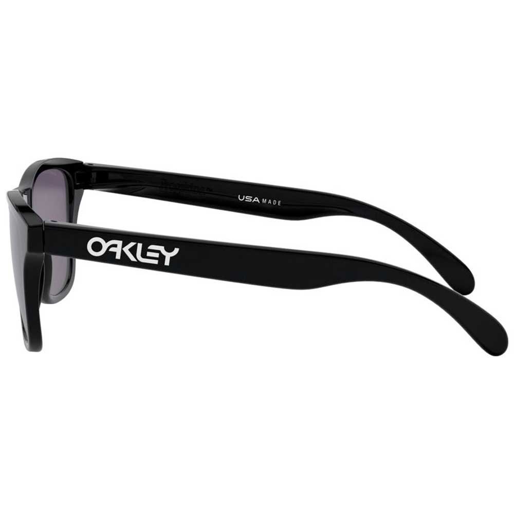 Купить Oakley OJ9006-2253 Frogskins XS Prizm Gray Солнцезащитные Очки Polished Black Prizm Grey/CAT3 7ft.ru в интернет магазине Семь Футов