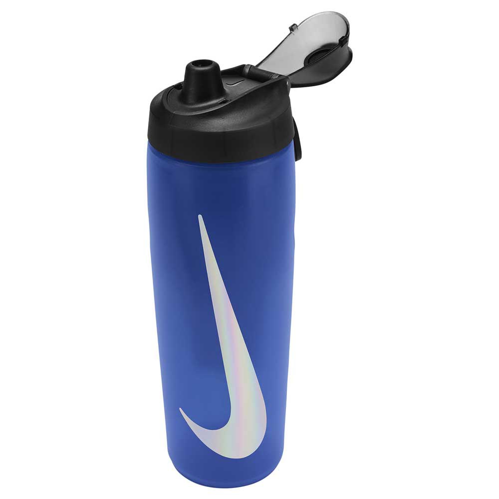 Купить Nike N100766842324 Refuel Locking Lid 24oz/700ml бутылка Голубой Blue / Black / Silver 7ft.ru в интернет магазине Семь Футов