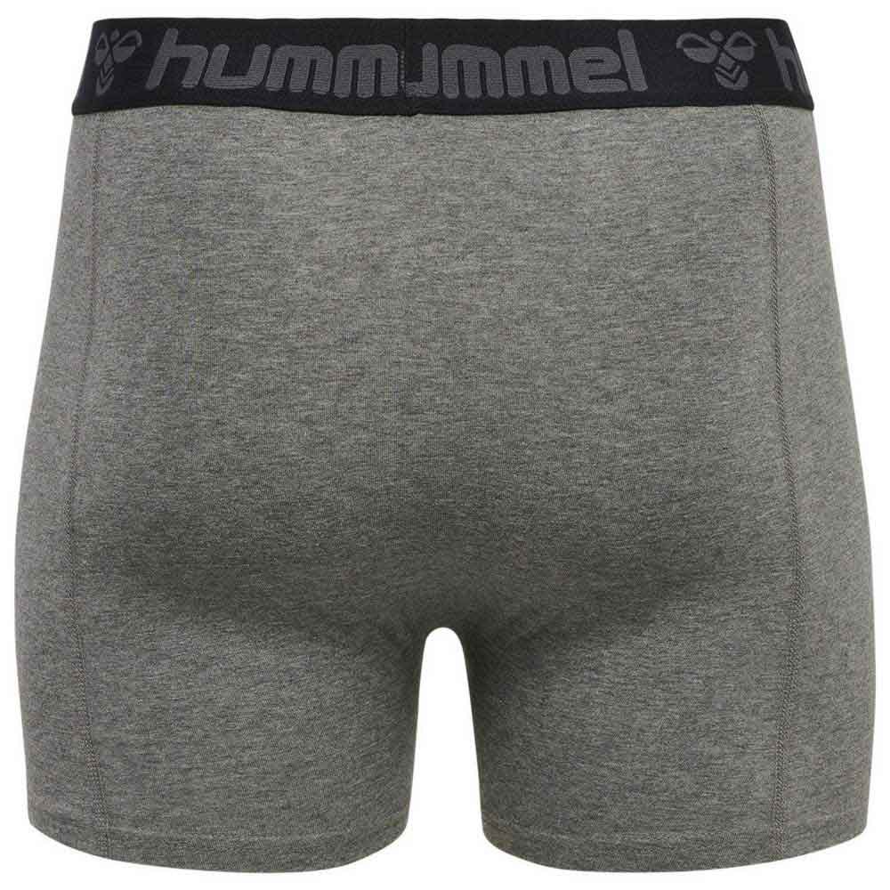 Купить Hummel 215796-1070-2XL Боксёр Marston 4 Единицы Серый  Black / Dark Grey Melange 2XL 7ft.ru в интернет магазине Семь Футов