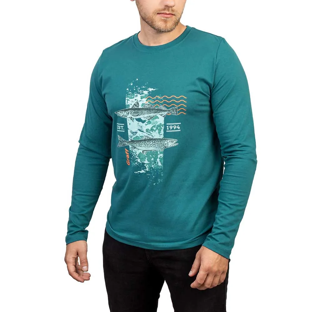 Купить Graff 958-3/2-dl-m Футболка с длинным рукавом 958-3/2-DL Blue 30x10x5 7ft.ru в интернет магазине Семь Футов