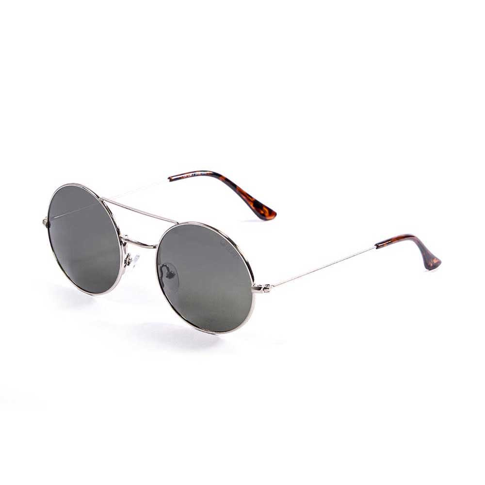 Купить Ocean sunglasses 10.2 поляризованные солнцезащитные очки Circle Shiny Silver / Smoke 7ft.ru в интернет магазине Семь Футов