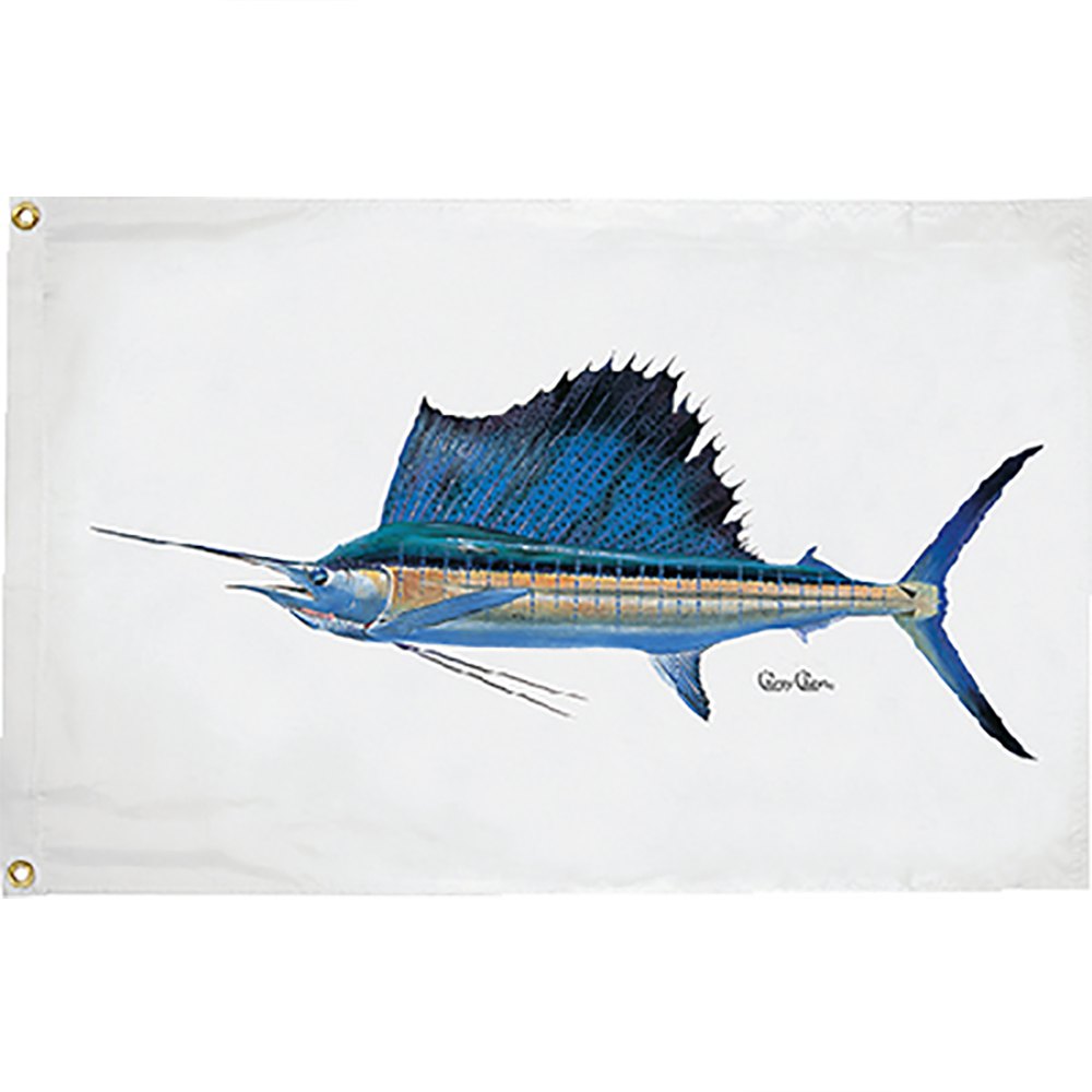 Купить Taylor 32-1949 Флаг Sailfish  White 24 x 36´´ 7ft.ru в интернет магазине Семь Футов