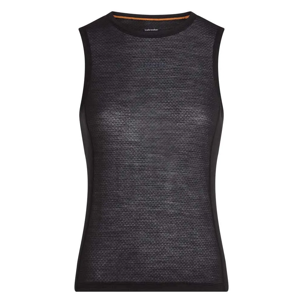 Купить Icebreaker 0a571c001/l базовый слой без рукавов Merino Blend 75 Cool-Lite™ Featherlight™ Black 30x25x2 7ft.ru в интернет магазине Семь Футов