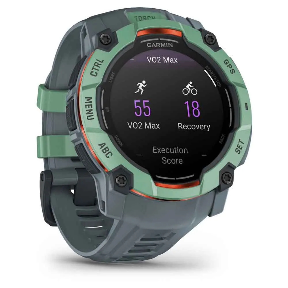 Купить Garmin 010-03020-01 Часы Instinct 3 50 mm Amoled Зеленый  Green / Grey 7ft.ru в интернет магазине Семь Футов