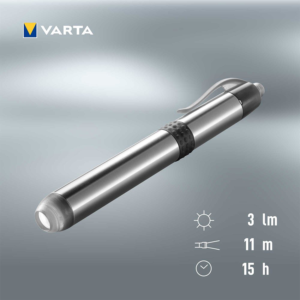 Купить Varta 36476 Карандашный фонарик Серебристый Grey 7ft.ru в интернет магазине Семь Футов