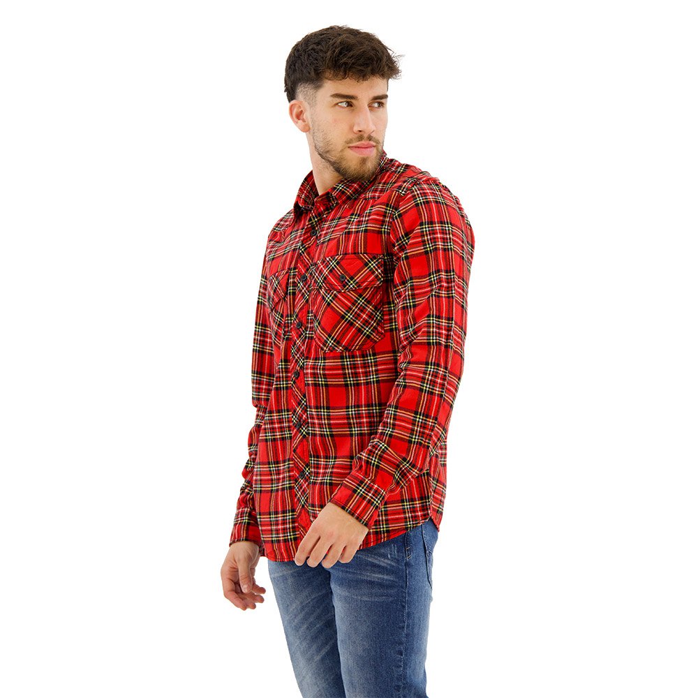 Купить Brandit 4002-47-4XL Рубашка с длинным рукавом Check Красный Tartan 4XL 7ft.ru в интернет магазине Семь Футов
