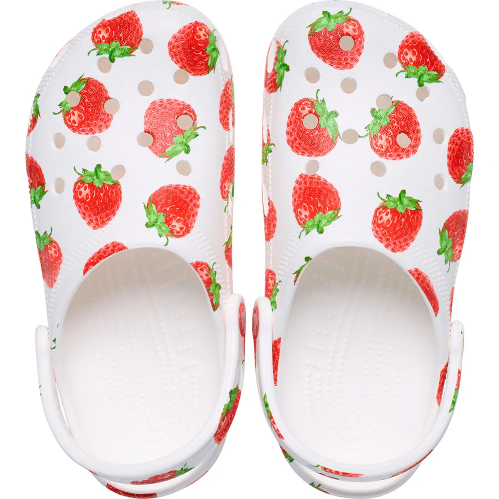 Купить Crocs 211008-7ae-m7w9 Деревянные башмаки Classic Fresh Fruits Strawberry 35x25x15 EU 39 7ft.ru в интернет магазине Семь Футов