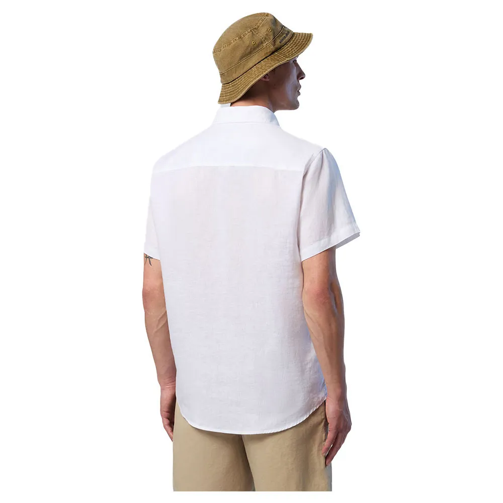 Купить North sails 664370-0101-XXL Рубашка с коротким рукавом 664370 Белая White 2XL 7ft.ru в интернет магазине Семь Футов