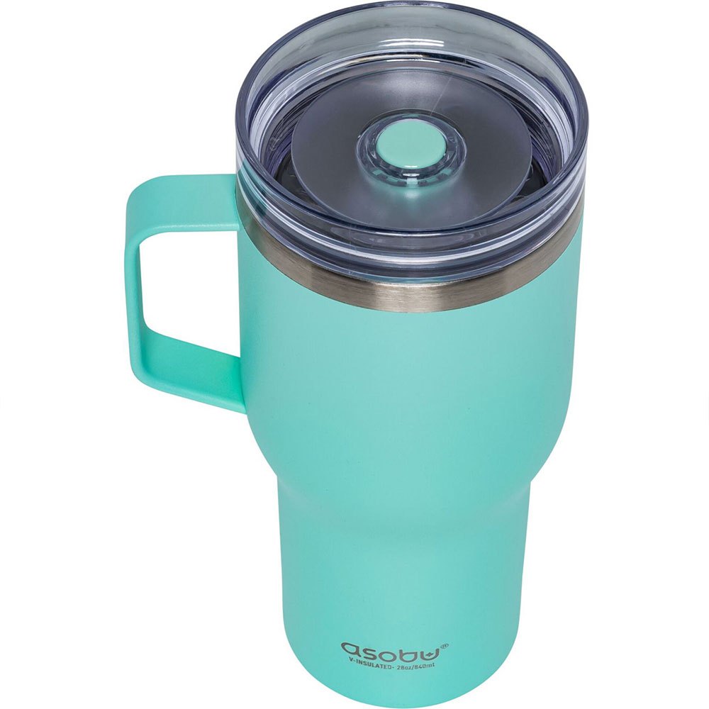 Купить Asobu SM35 MINT 360 Travel Mug 900ml Термос из нержавеющей стали Голубой Green 7ft.ru в интернет магазине Семь Футов