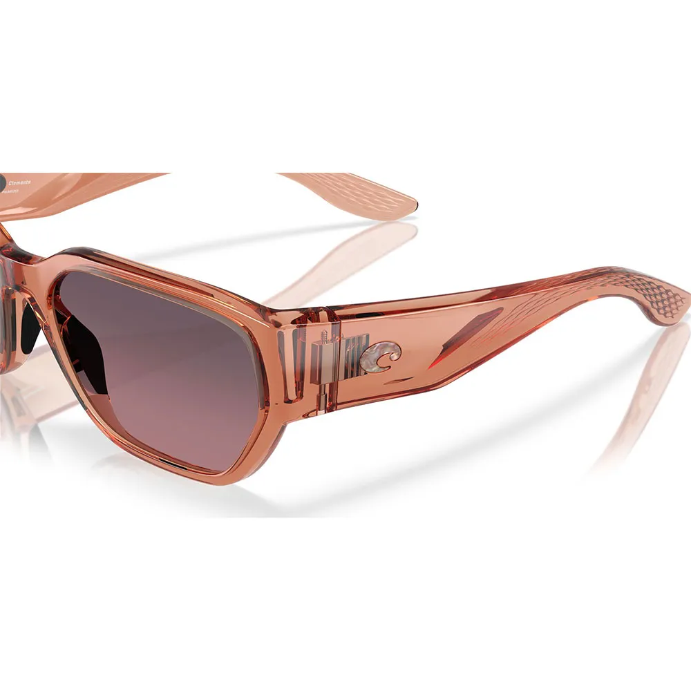 Купить Costa 06s9125-91250558 поляризованные солнцезащитные очки Clemente Translucent Pink Sands 20x10x10 Rose Gradient 580G/CAT3 7ft.ru в интернет магазине Семь Футов