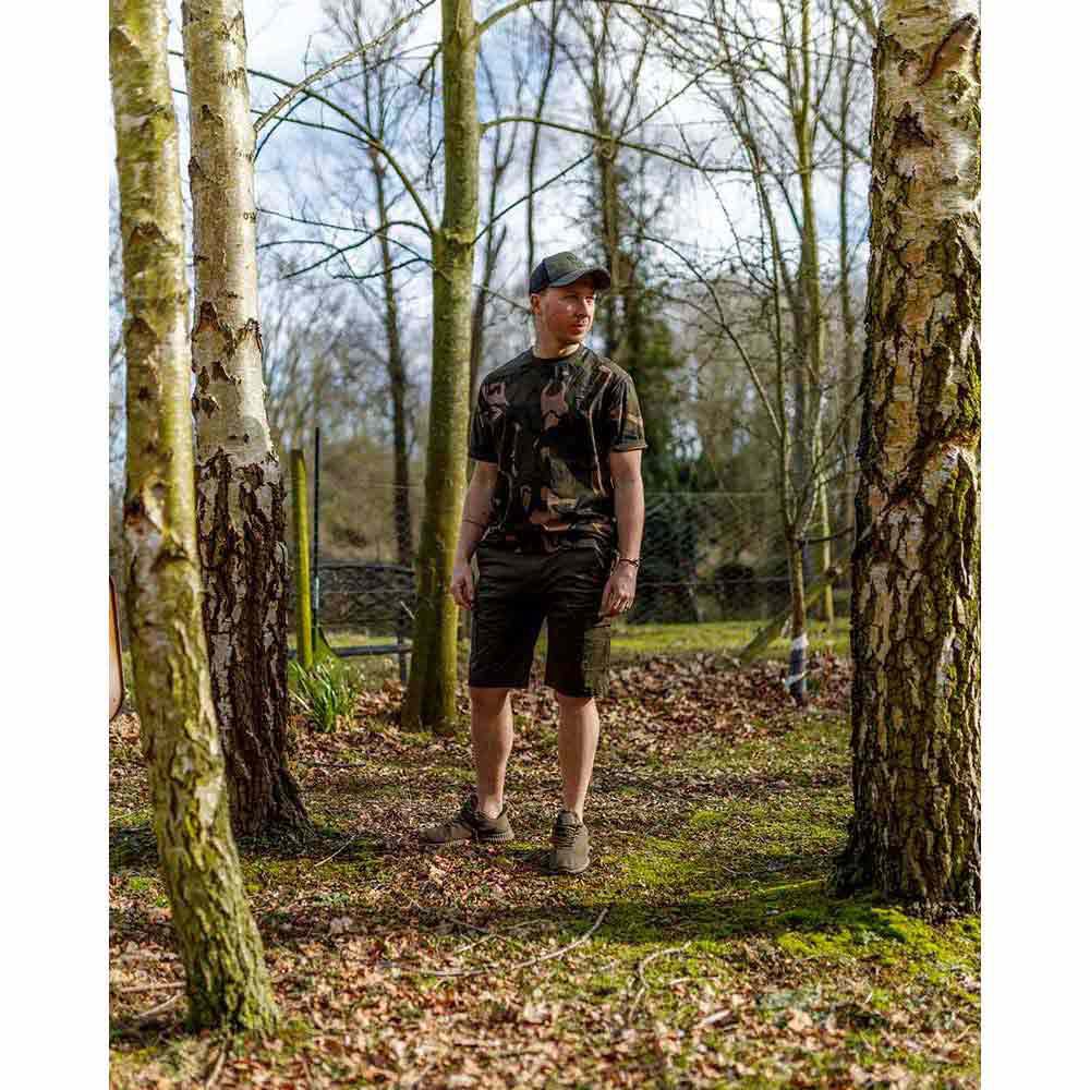 Купить Fox international CFX284 Футболка с коротким рукавом Зеленый Camo 3XL 7ft.ru в интернет магазине Семь Футов