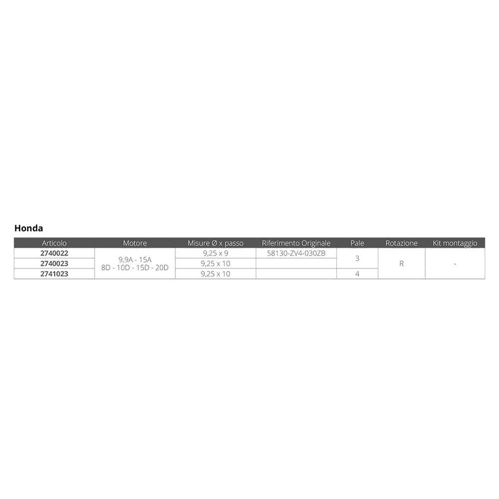 Купить Solas 2741023 Amita YA 4 9.25x10 Пропеллер  Black 7ft.ru в интернет магазине Семь Футов