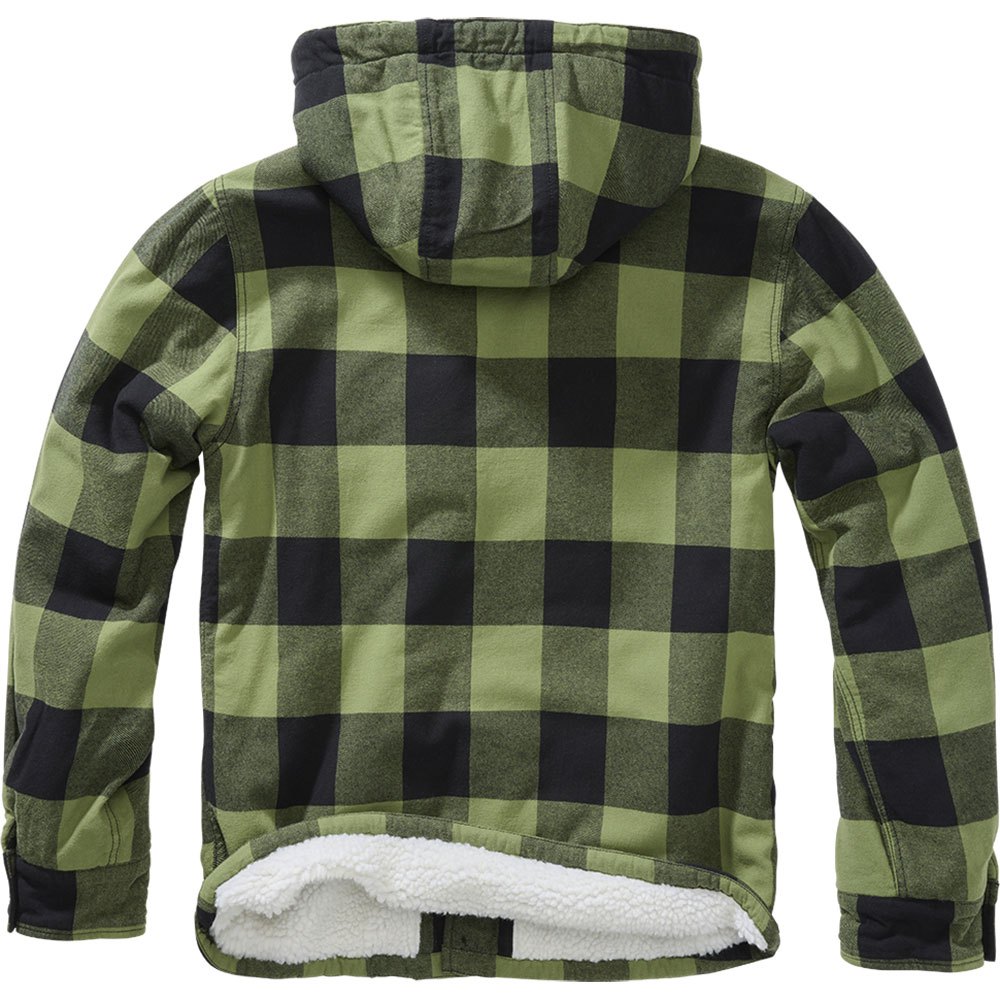 Купить Brandit 3172-184-6XL Куртка Lumberjack Зеленый  Black/Olive 6XL 7ft.ru в интернет магазине Семь Футов