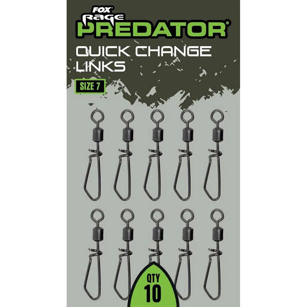 Купить Fox rage FAC107-UNIT щелчок защелка давление Predator Quick Change Silver 7 7ft.ru в интернет магазине Семь Футов