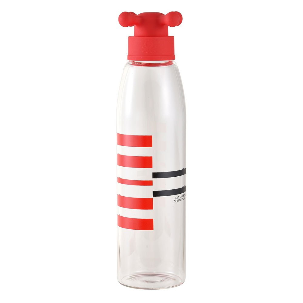 Купить Benetton BE346 500ml Borosilicate Бутылка для воды Red 7ft.ru в интернет магазине Семь Футов